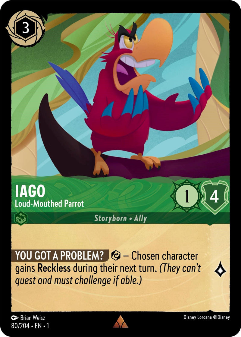Iago - Loud-Mouthed Parrot (80/204) (The First Chapter)
