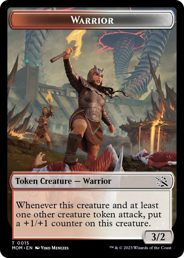 Image for Warrior // Thopter Double-Sided Token (15 // 19) - Magic: The Gathering