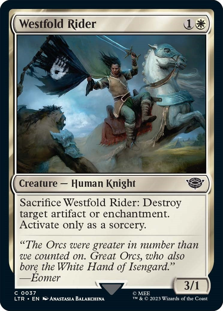 Image for Westfold Rider (37) - Magic: The Gathering