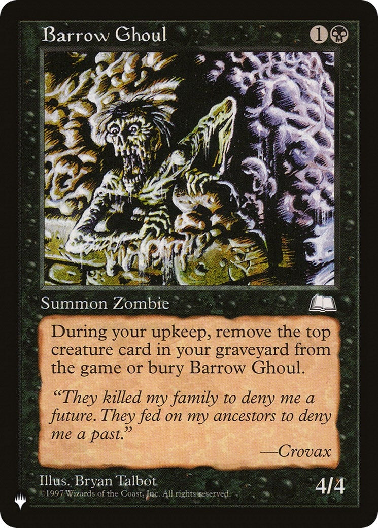 Barrow Ghoul (The List Reprints)