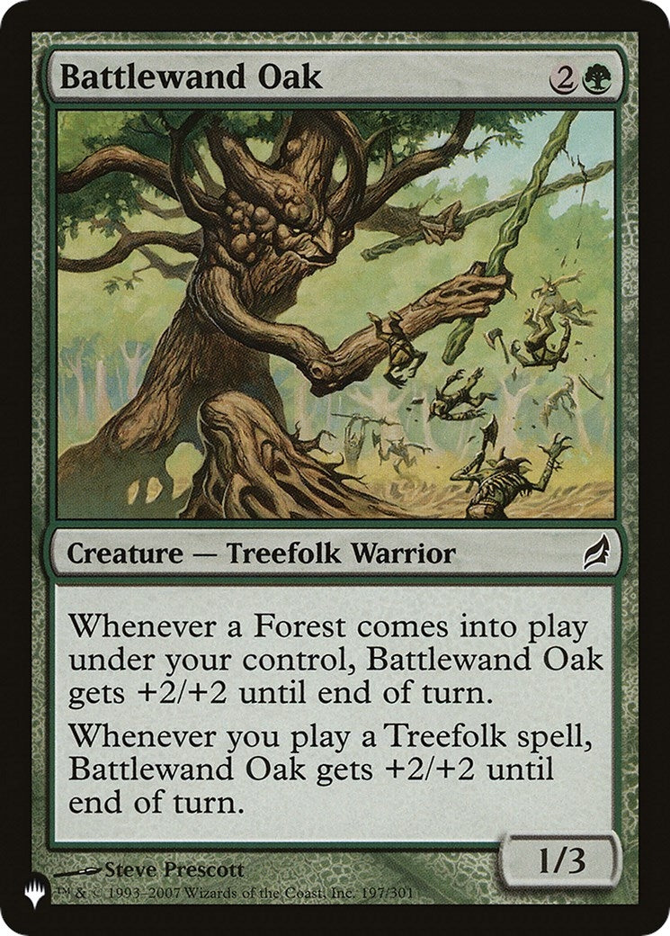 Battlewand Oak (197/301) (The List Reprints)