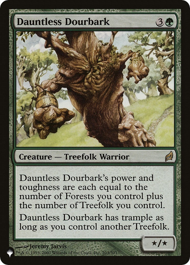 Dauntless Dourbark (203/301) (The List Reprints)