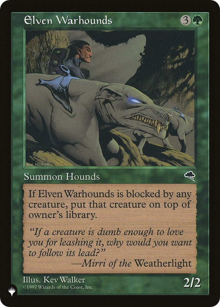 Elven Warhounds (The List Reprints)