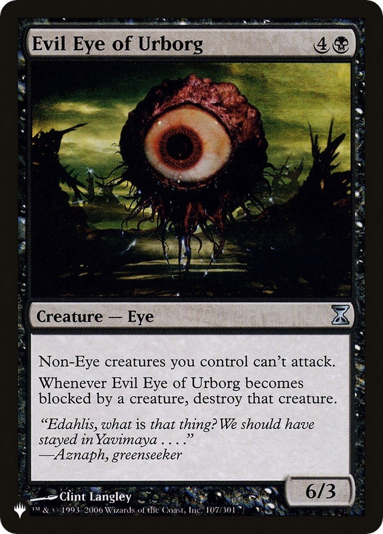 Evil Eye of Urborg (107/301) (The List Reprints)