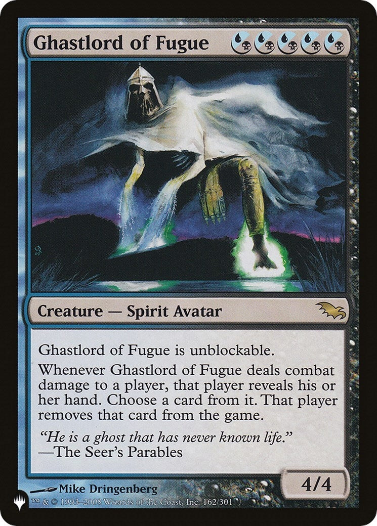 Ghastlord of Fugue (162/301) (The List Reprints)