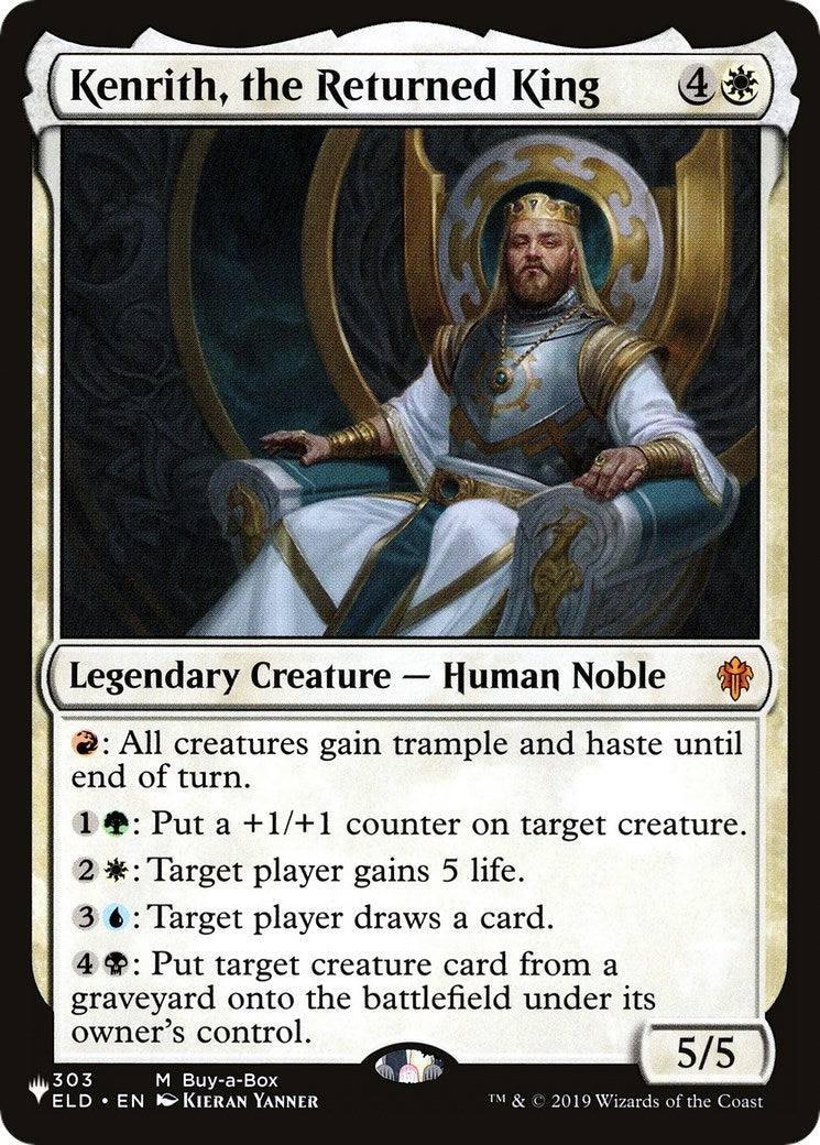 Image for Kenrith, the Returned King (303/269) (The List Reprints) - Magic: The Gathering