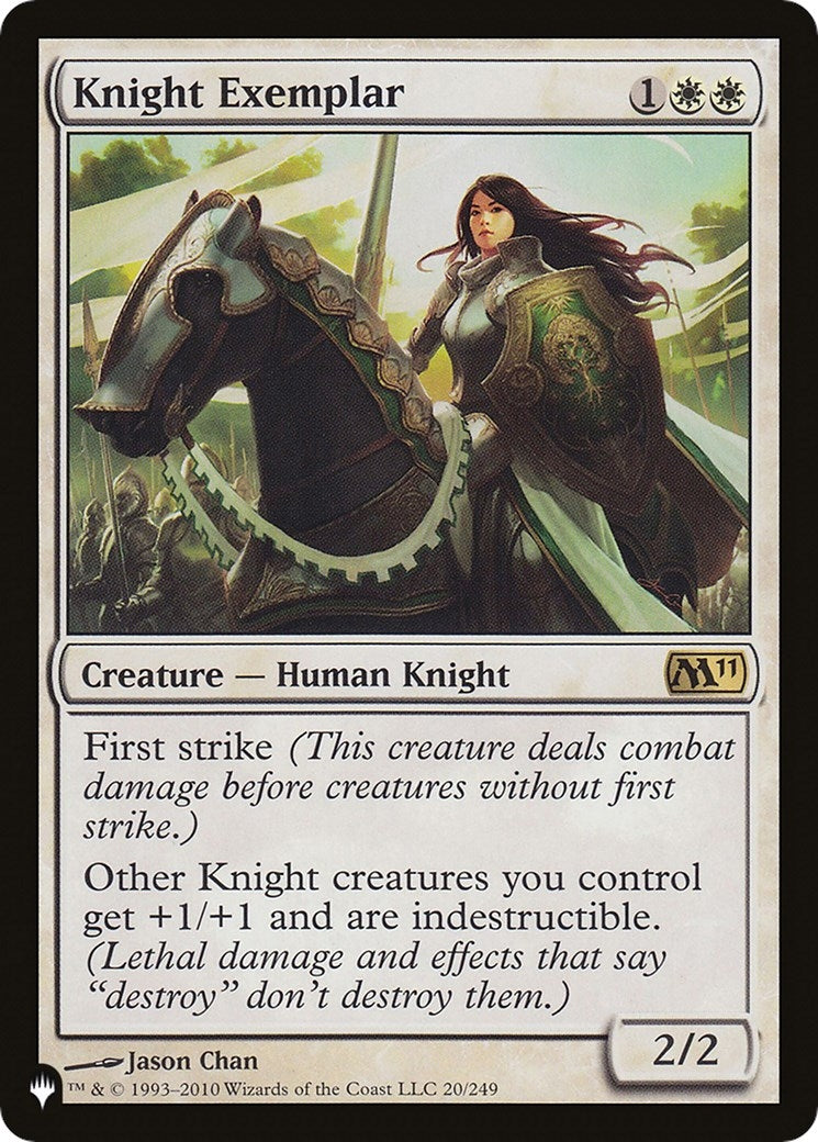 Knight Exemplar (M11) (20/249) (The List Reprints)