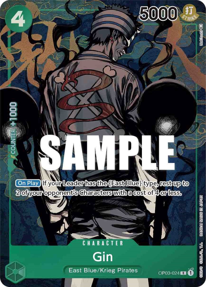 Image for Gin (Alternate Art) (OP03-024) (Pillars of Strength) - One Piece Card Game
