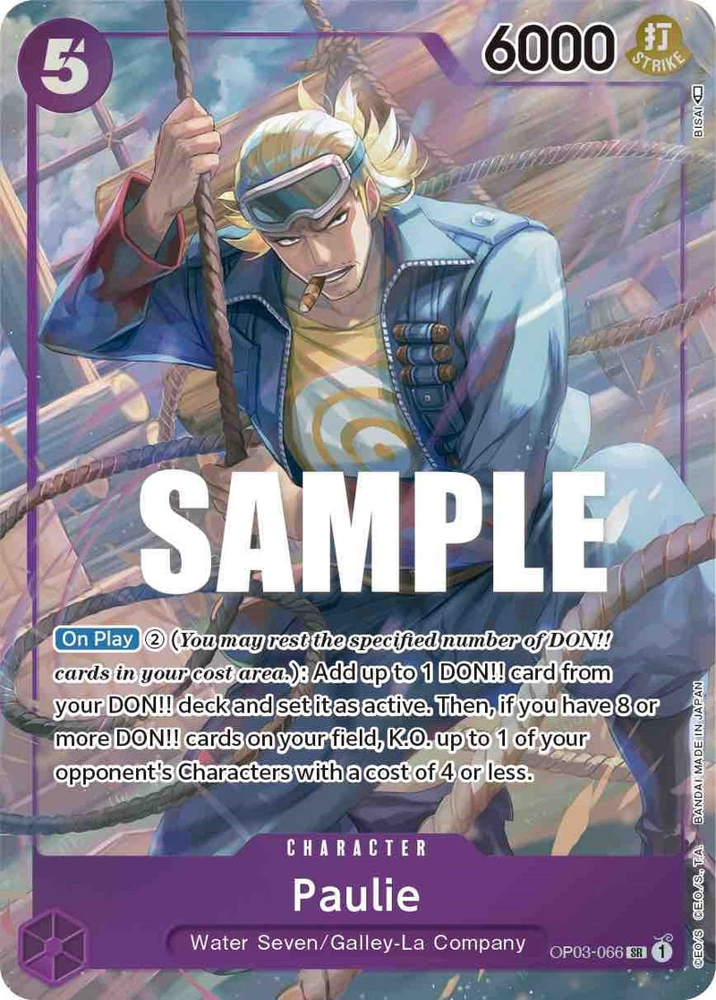 Paulie (Alternate Art) (OP03-066) (Pillars of Strength)