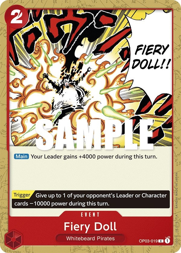 Image for Fiery Doll (OP03-019) (Pillars of Strength) - One Piece Card Game
