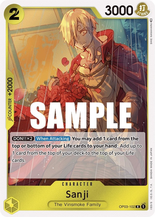 Image for Sanji (OP03-102) (Pillars of Strength) - One Piece Card Game