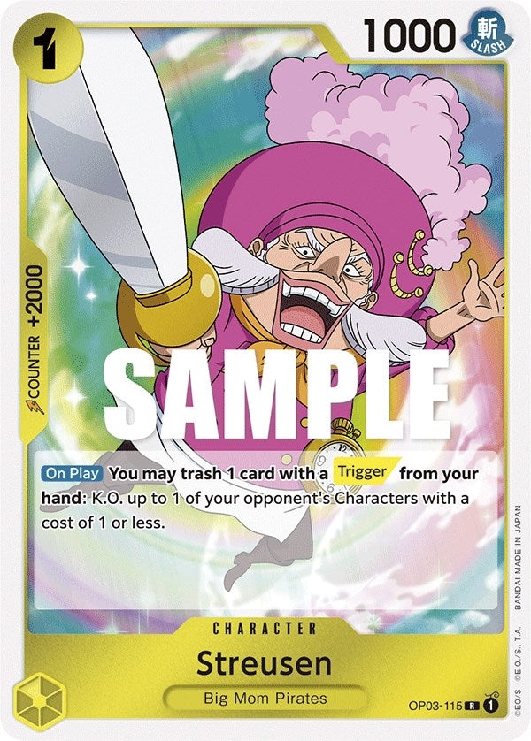 Image for Streusen (OP03-115) (Pillars of Strength) - One Piece Card Game