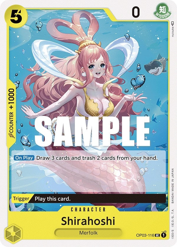 Image for Shirahoshi (OP03-116) (Pillars of Strength) - One Piece Card Game