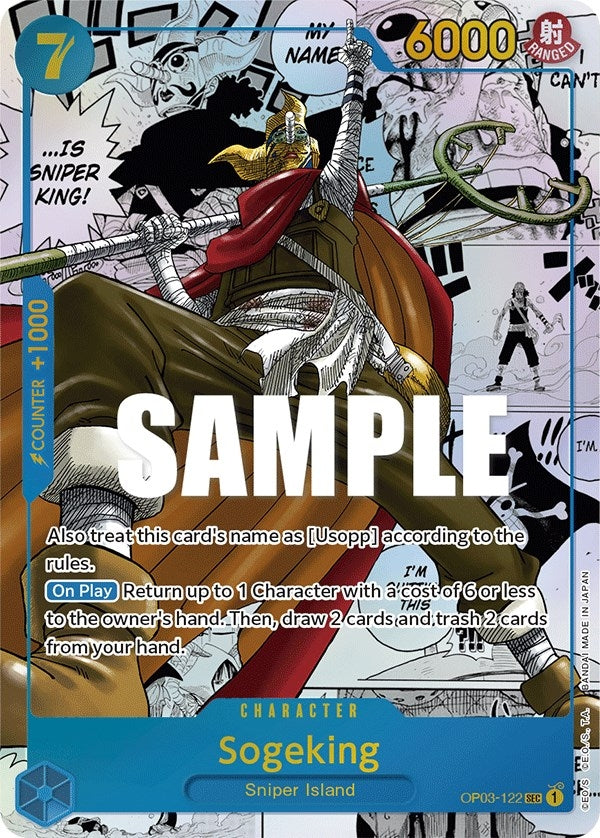 Image for Sogeking (Alternate Art) (Manga) (OP03-122) (Pillars of Strength) - One Piece Card Game