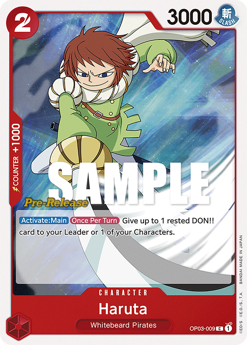 Image for Haruta (OP03-009) (Pillars of Strength Pre-Release Cards) - One Piece Card Game