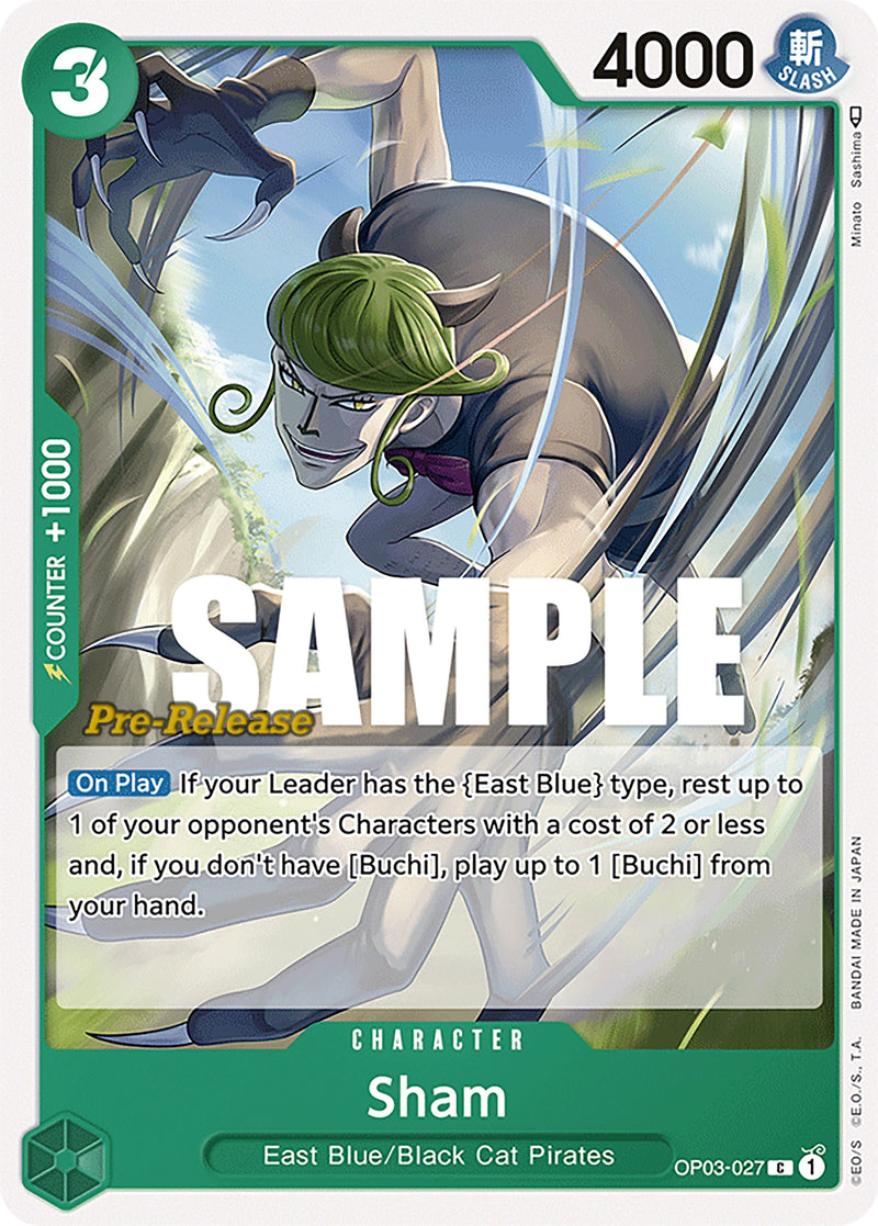 Image for Sham (OP03-027) (Pillars of Strength Pre-Release Cards) - One Piece Card Game