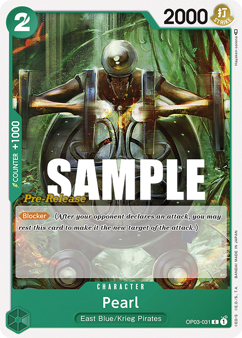 Image for Pearl (OP03-031) (Pillars of Strength Pre-Release Cards) - One Piece Card Game