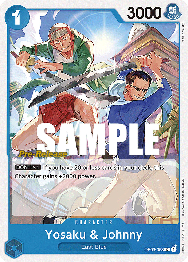 Yosaku & Johnny (OP03-053) (Pillars of Strength Pre-Release Cards)