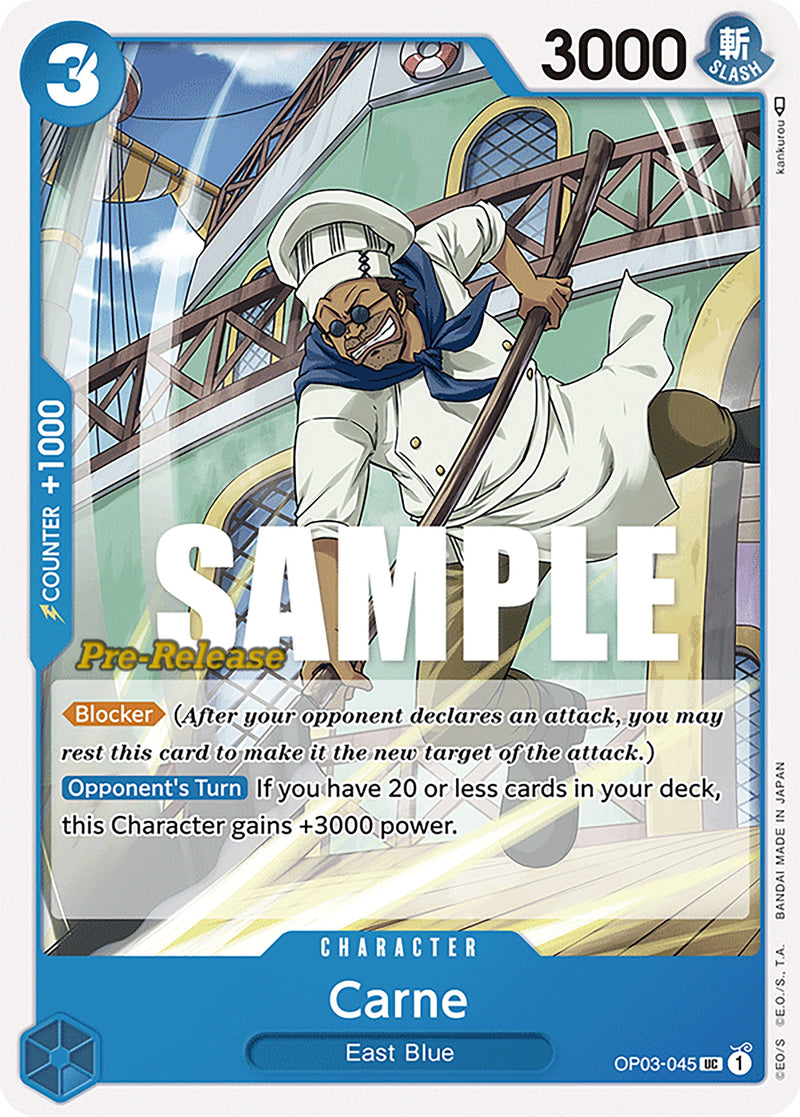 Carne (OP03-045) (Pillars of Strength Pre-Release Cards)