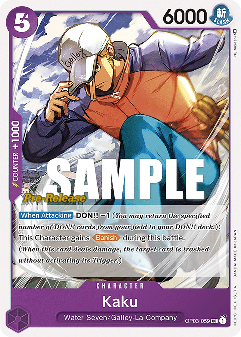 Image for Kaku (OP03-059) (Pillars of Strength Pre-Release Cards) - One Piece Card Game