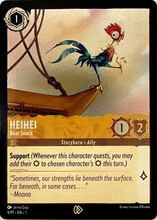 Heihei - Boat Snack (9) (Disney Lorcana Promo Cards)