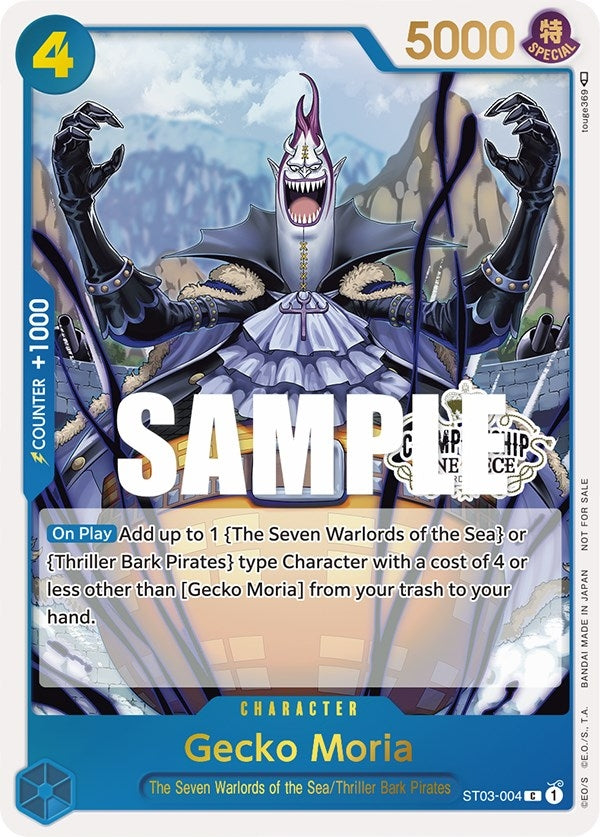 Image for Gecko Moria (Store Championship Participation Pack) (ST03-004) (One Piece Promotion Cards) - One Piece Card Game