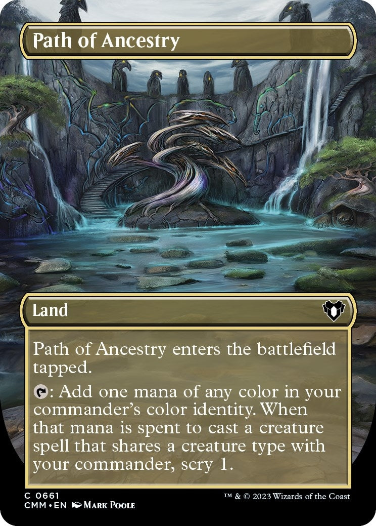 Path of Ancestry (Borderless) (661) (Commander Masters)