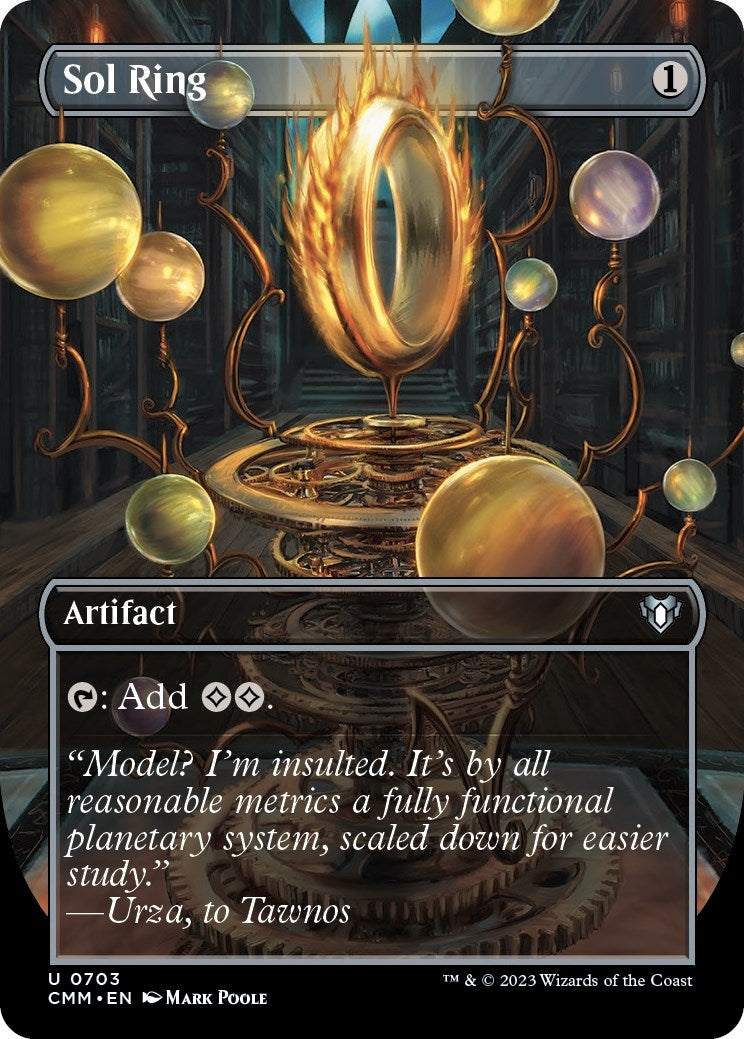 Sol Ring (Borderless) (703) (Commander Masters)