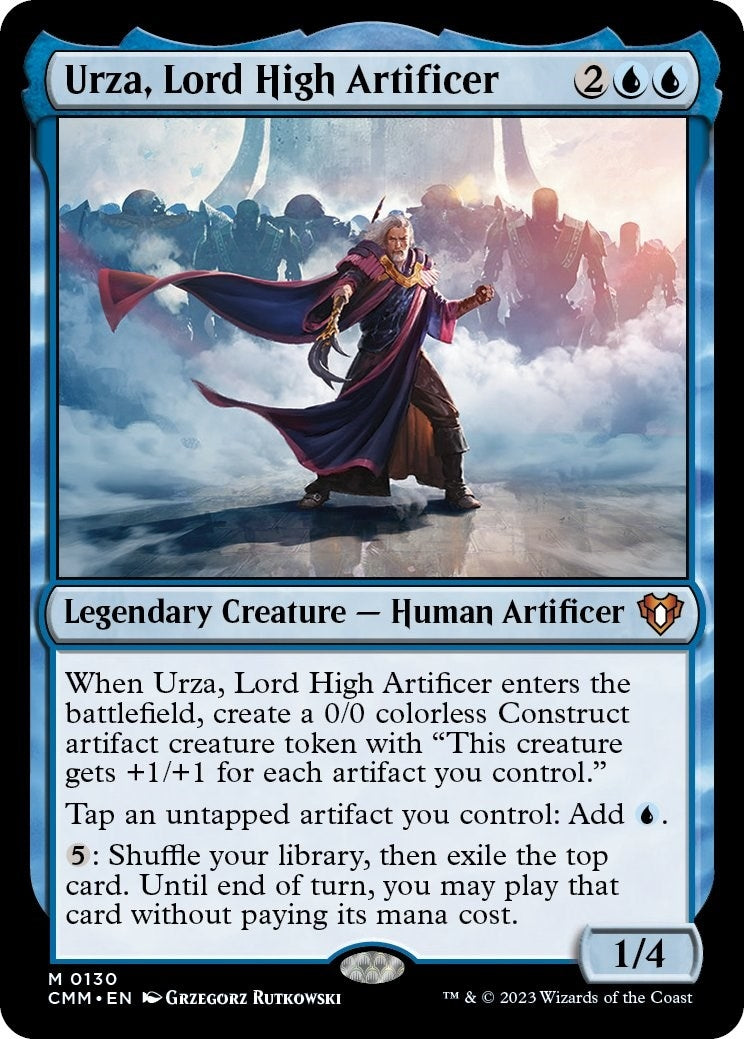 Image for Urza, Lord High Artificer (130) (Commander Masters) - Magic: The Gathering