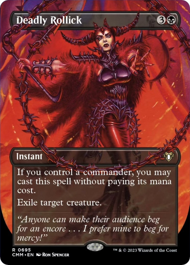Deadly Rollick (Borderless) (695) (Commander Masters)