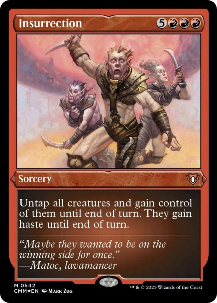 Insurrection (Foil Etched) (542) (Commander Masters)