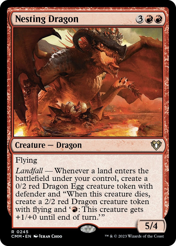 Nesting Dragon (245) (Commander Masters)