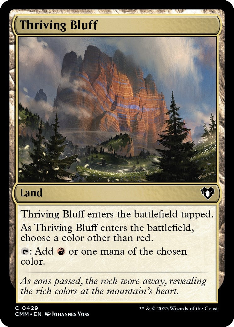 Thriving Bluff (429) (Commander Masters)