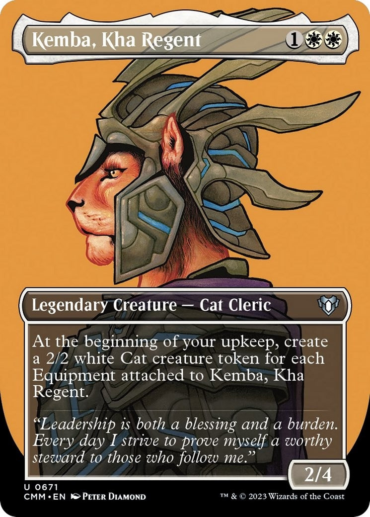 Image for Kemba, Kha Regent (Borderless) (671) (Commander Masters) - Magic: The Gathering