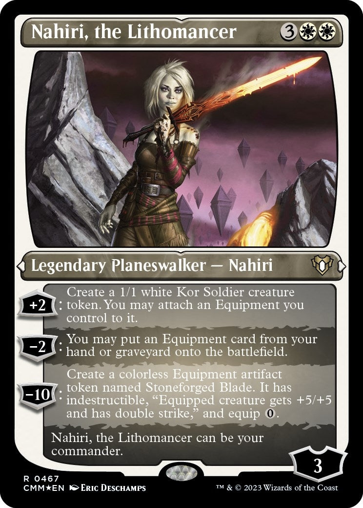 Nahiri, the Lithomancer (Foil Etched) (467) (Commander Masters)