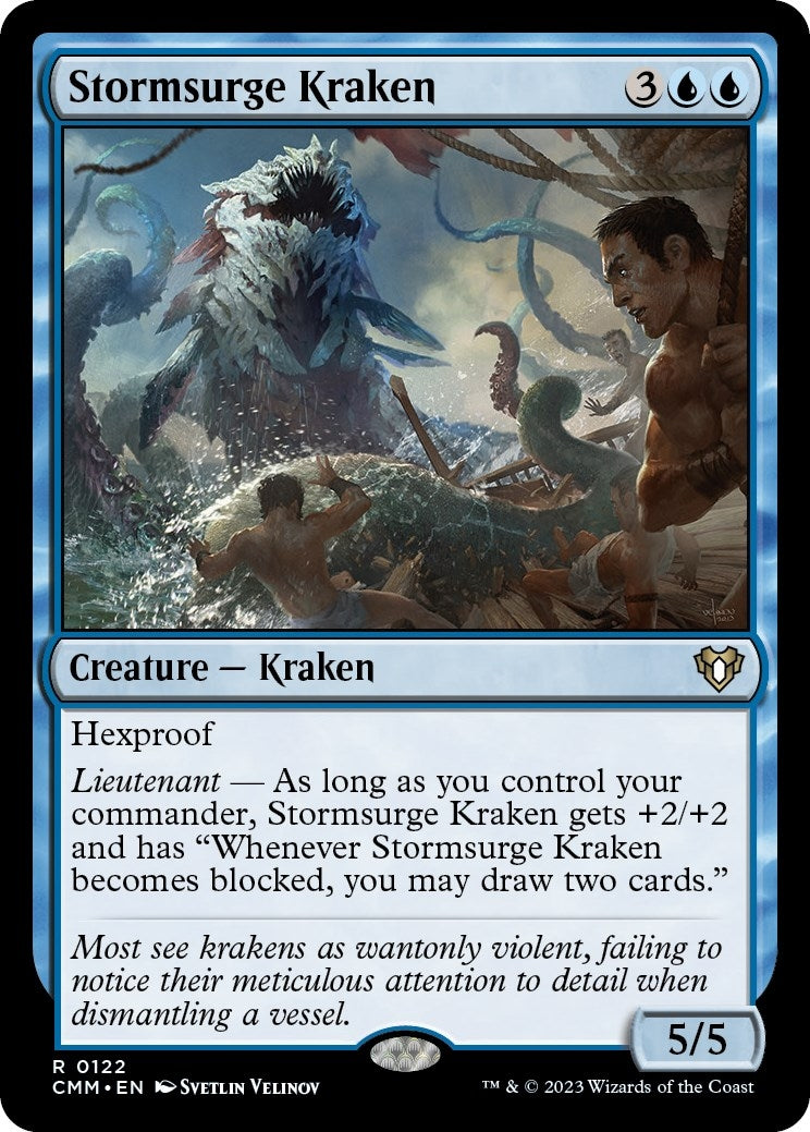 Stormsurge Kraken (122) (Commander Masters)