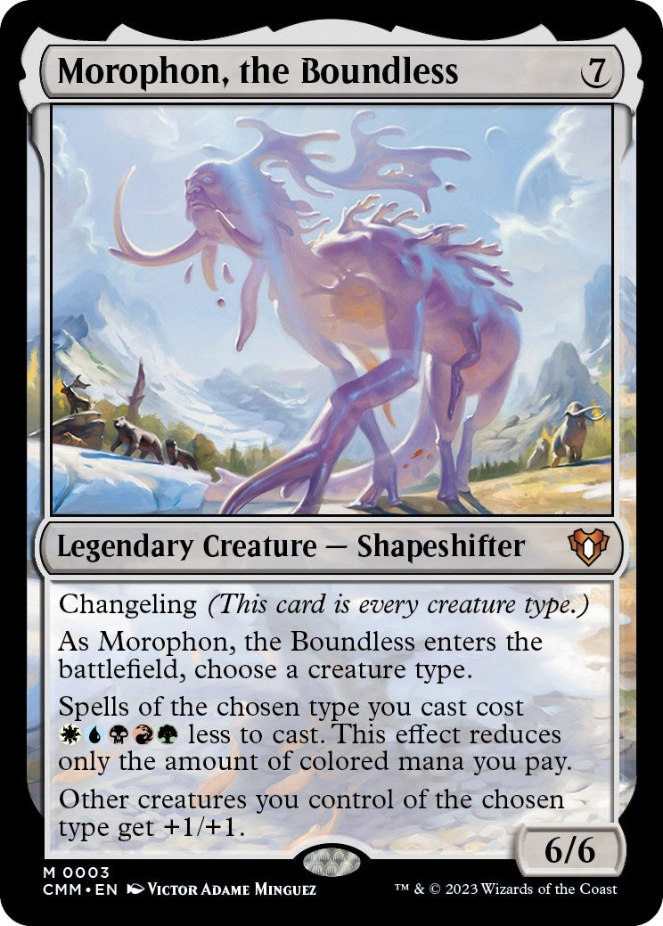 Morophon, the Boundless (3) (Commander Masters)