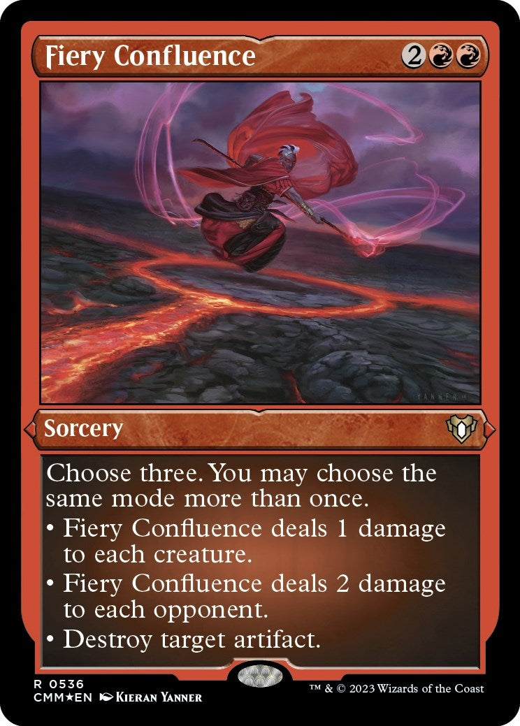 Fiery Confluence (Foil Etched) (536) (Commander Masters)