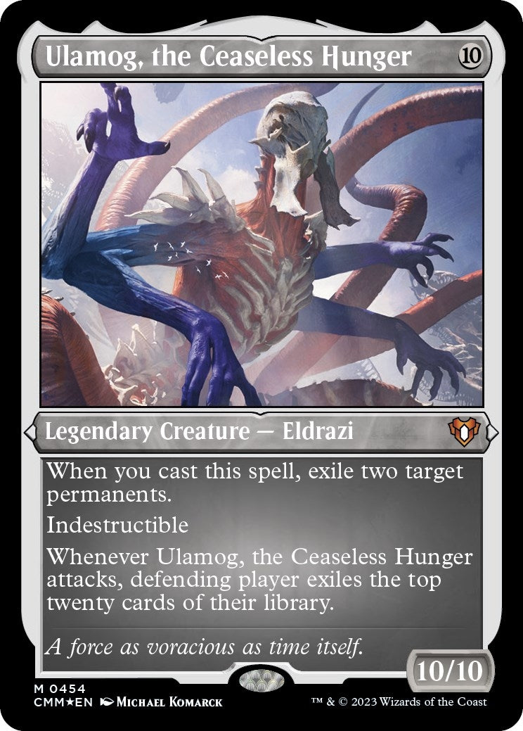 Ulamog, the Ceaseless Hunger (Foil Etched) (454) (Commander Masters)
