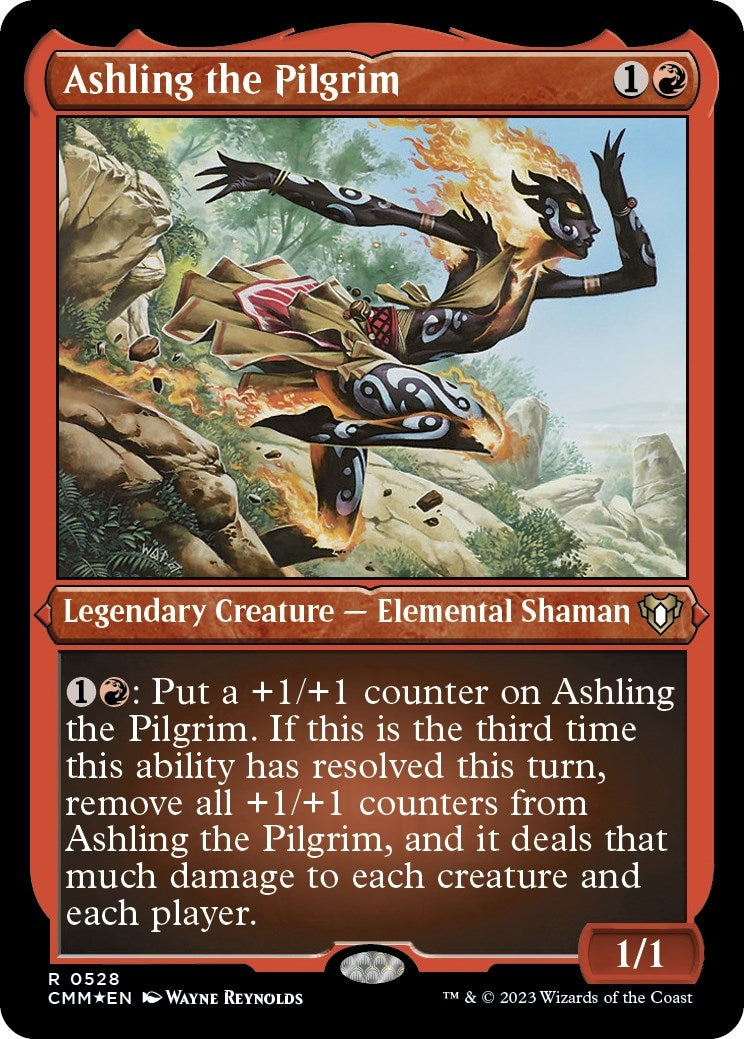 Ashling the Pilgrim (Foil Etched) (528) (Commander Masters)