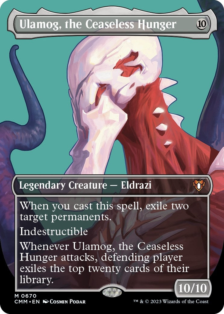Image for Ulamog, the Ceaseless Hunger (Borderless) (670) (Commander Masters) - Magic: The Gathering