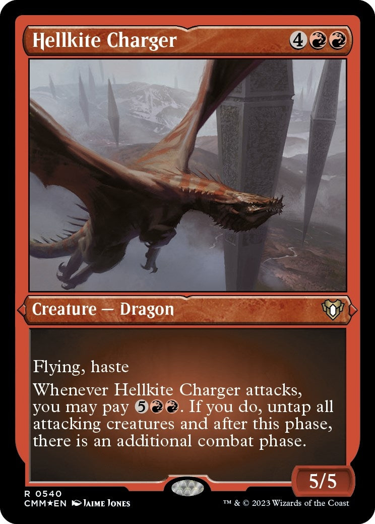 Hellkite Charger (Foil Etched) (540) (Commander Masters)