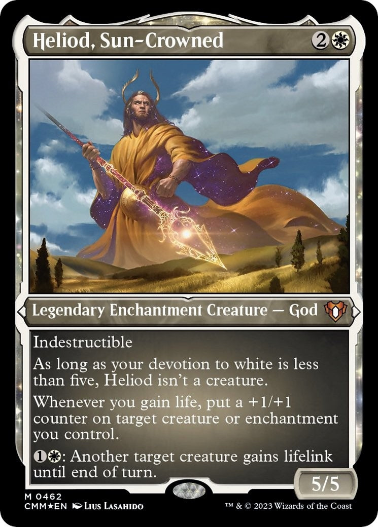 Heliod, Sun-Crowned (Foil Etched) (462) (Commander Masters)