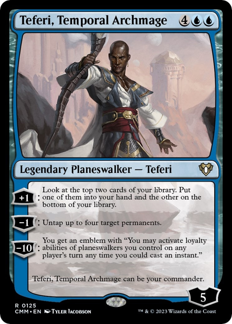 Teferi, Temporal Archmage (125) (Commander Masters)