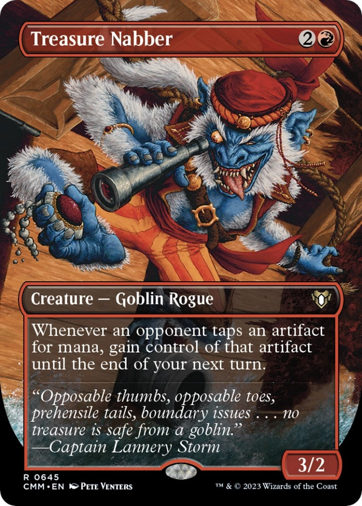 Treasure Nabber (Borderless) (645) (Commander Masters)