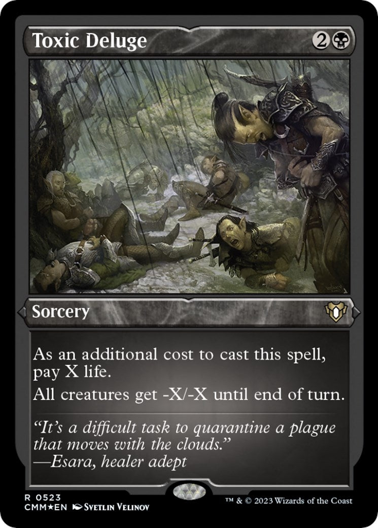 Toxic Deluge (Foil Etched) (523) (Commander Masters)