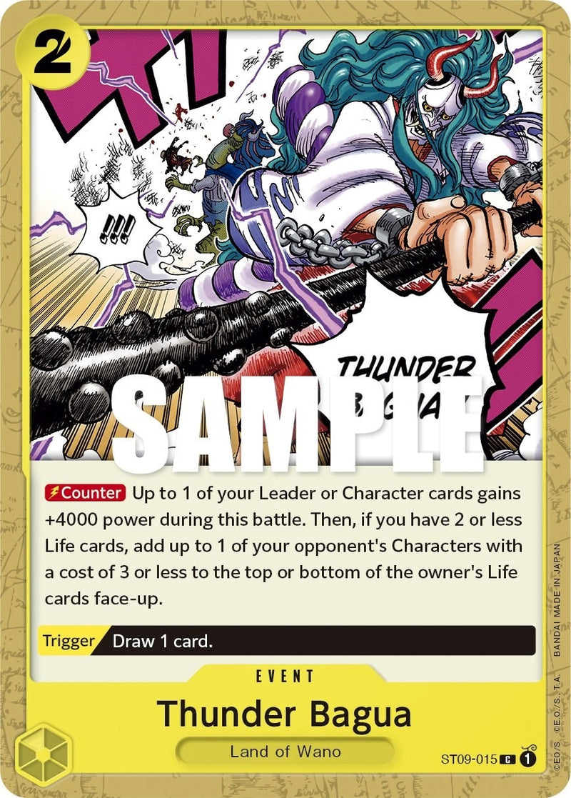 Image for Thunder Bagua (ST09-015) (Starter Deck 9: Yamato) - One Piece Card Game
