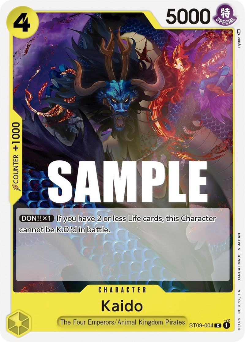 Image for Kaido (ST09-004) (Starter Deck 9: Yamato) - One Piece Card Game
