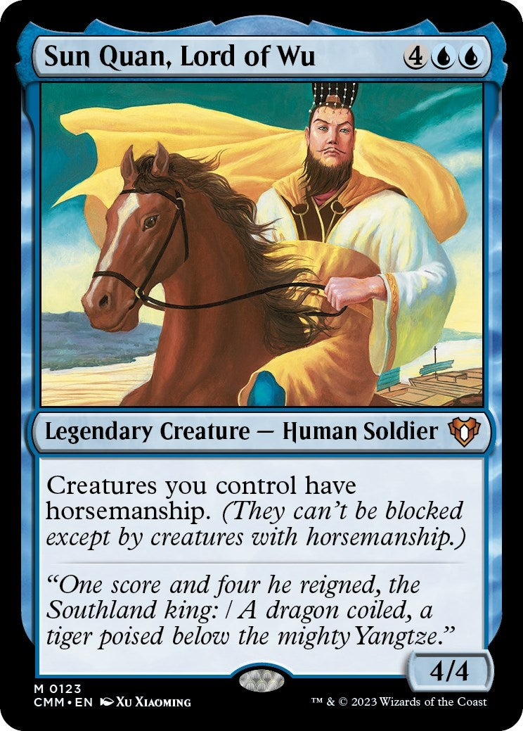 Sun Quan, Lord of Wu (123) (Commander Masters)