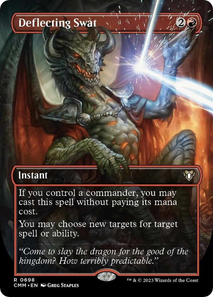 Deflecting Swat (Borderless) (698) (Commander Masters)